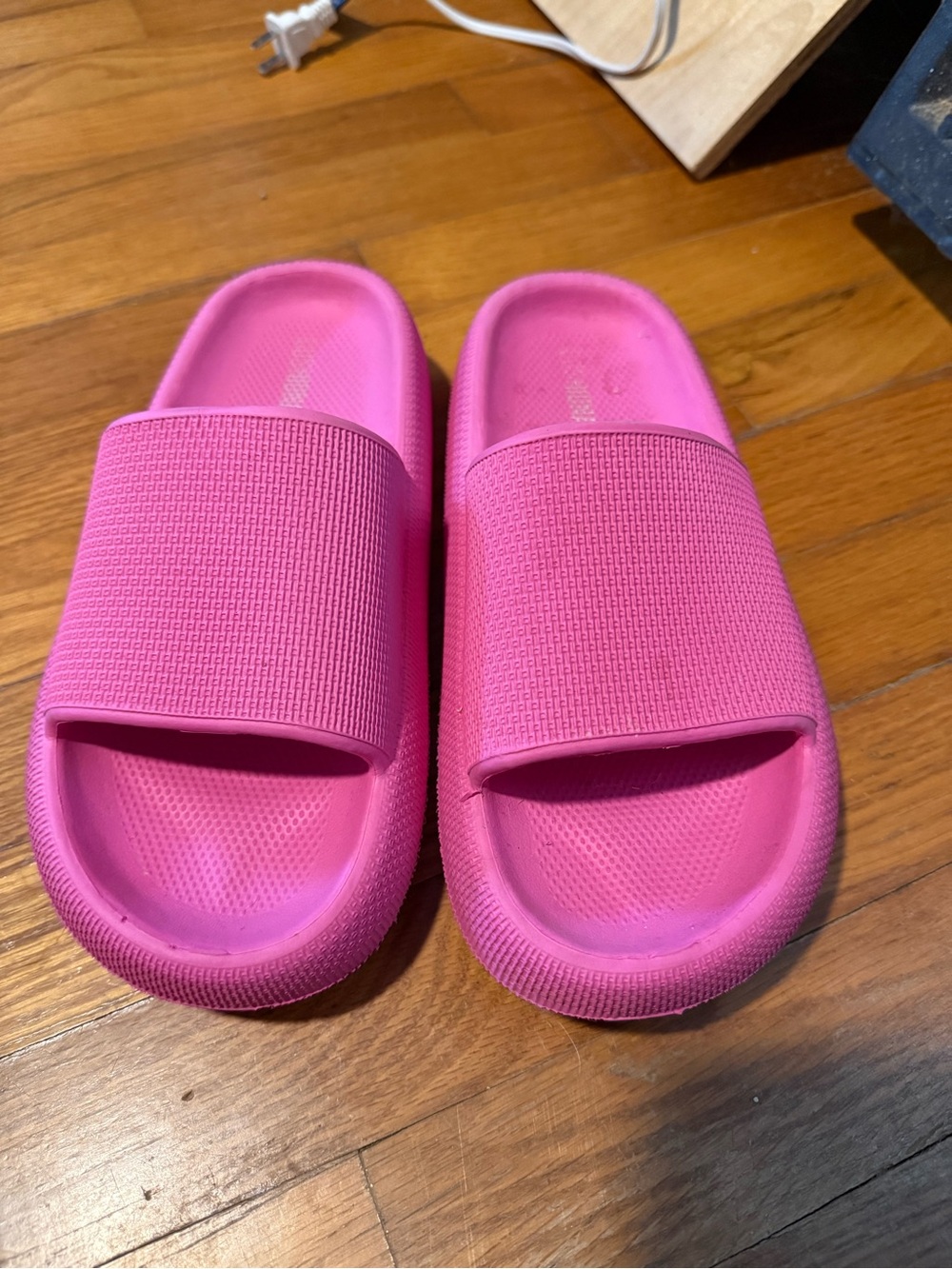 Women’s Pink Slide Sandals - Cushioned Comfort